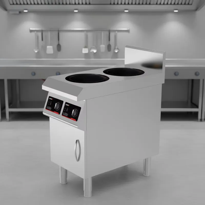 Range Commercial Kitchen - موقد طهي تجاري مزدوج الشعلة بقوة
