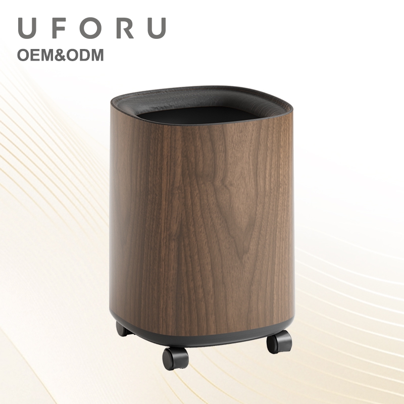 Commercial Kitchen Bin - سلة مهملات UFORU عصرية بتصميم خشبي،
