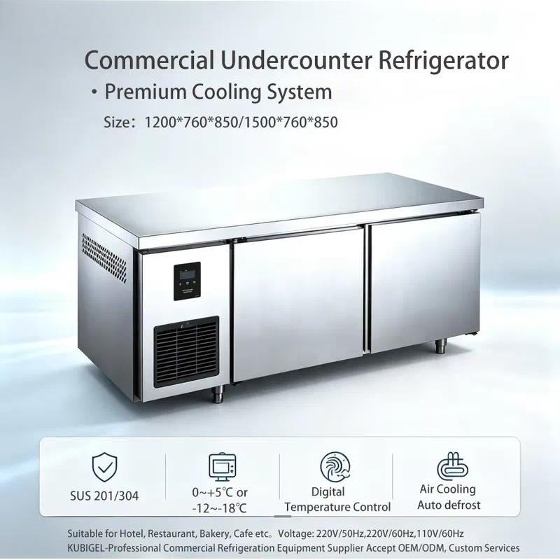 ثلاجة تجارية للمطابخ من الفولا - مراجعة Commercial Kitchen Worktops وسعره